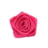 3.5 cm Diameter Solid Color Satin Ribbon Rose Flowers 25 Colors Available