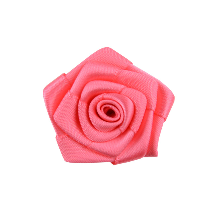 soft pink chiffon ribbon rose flower