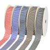 9/16/25 mm Polyester Hat Ribbon Petersham Ribbon Stripe Ribbon Wholesale