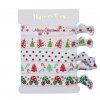 Printed elastic band – Christmas Hair Ties set