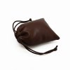 PU leather material customised drawstring pouches wholesale