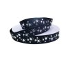 Wholesale 22 MM 7/8 INCHES STAR SILVER FOIL PRINTED GROSGRAIN RIBBON