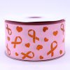 Printed Valentine’s Day 75 mm wide grosgrain ribbon roll