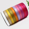 In stock highest-quality 196 colors available 6 to 100 mm width polyester satin ribbon roll (100 yards/roll)