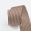 MingRibbon Wholesale polyester stripe ribbon for flower bouquet packing
