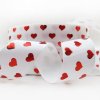 MingRibbon In Stock 25 mm width Valentine gift packing ribbon, custom foil printed celebrate grosgrain ribbon