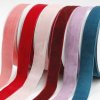 MingRibbon Ready Stock 32 colors 1″ wide single sided velvet tape