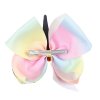 MingRibbon Wholesale ready stock 8 inches unicorn hair bow with clip