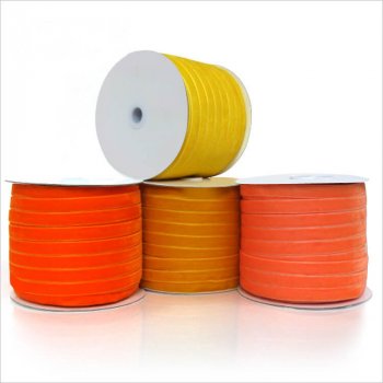 MingRibbon Ready Stock 240 colors nylon velvet ribbon tape | 10 mm wide single faced velvet ribbon – 200 yards/roll