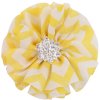 MingRibbon Ready stock 6 cm diameter handmade diamond chiffon fabric flower 12 colors
