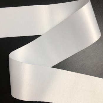 MingRibbon High Density 50mm White Ribbon For Sublimation, 2 Inches Blank Sublimation Ribbon