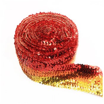 Rainbow Sequin Ribbon Trim, Glitter Ribbon, Packaging, Sewing, Craft, –  LylaSupplies