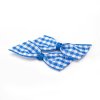 MingRibbon 2″ pre made ribbon bows, mini gingham bow, plaid bow for gift decorations
