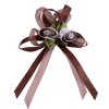 MingRibbon Ready stock 6cm handmade organza tulip flower for wedding candy box decorations 12 colors available