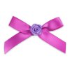 MingRibbon custom made perfume ribbon bows, ribbon bow with elastic band loop for bottle decorations