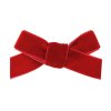 MingRibbon Wholesale ready stock 3″ velvet bows, red velvet hair bow with clip