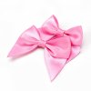 MingRibbon custom 7 cm wide pre made satin bows, self-adhesive ribbon bows 196 colors available