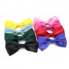 MingRibbon custom made 3″ wide satin bows, pre-made satin ribbon bows tie – 196 color available