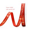 MingRibbon Ready Stock 3/8‘’ Printed Christmas Ribbon, 9mm Wide Grosgrain Ribbon