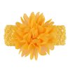 MingRibbon 15 colors Baby Girls Headbands With Chiffon Flower, Lace Band Hair Accessories
