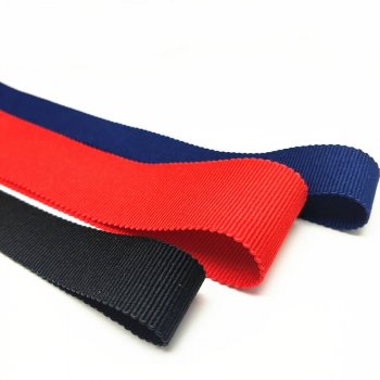 MingRibbon 25mm Polyester Elastic Petersham Ribbon Hat Ribbon