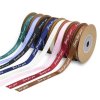 MingRibbon Wholesale Ready Stock 3/8‘’ Satin Ribbon “Just For You” Print, 10mm Printed Ribbon For Gift Decoration