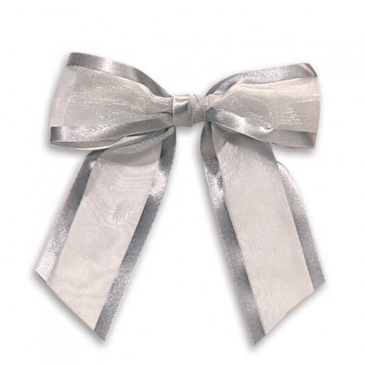 Pre-tied Metallic Spruce Bows, 25 Pack